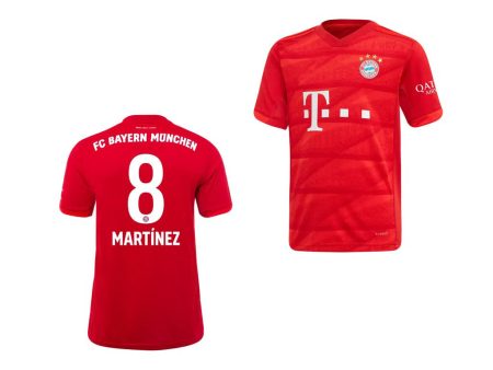 Javi Martinez Bayern Munich Youth 19 20 Home Jersey Fashion