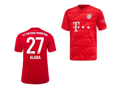 David Alaba Bayern Munich Youth 19 20 Home Jersey Online