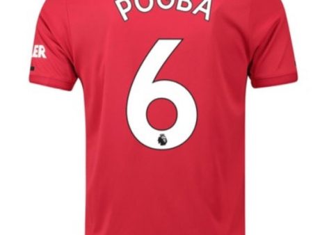 Paul Pogba Manchester United 19 20 Home Jersey Fashion