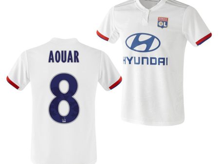 Olympique Lyonnais Houssem Aouar 19 20 Home Jersey Discount