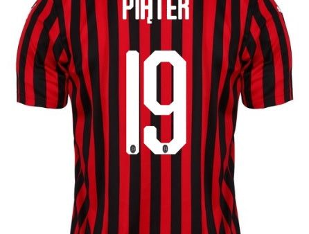 Krzysztof Piatek AC Milan 19 20 Home Jersey For Discount