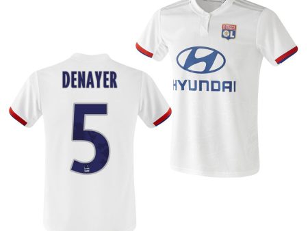 Olympique Lyonnais Jason Denayer 19 20 Home Jersey For Sale