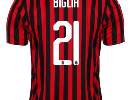 Lucas Biglia AC Milan 19 20 Home Jersey on Sale