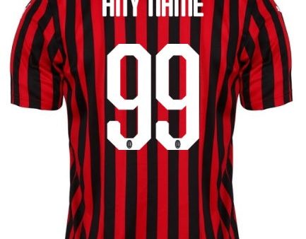 AC Milan Custom Home Jersey 19 20 For Cheap