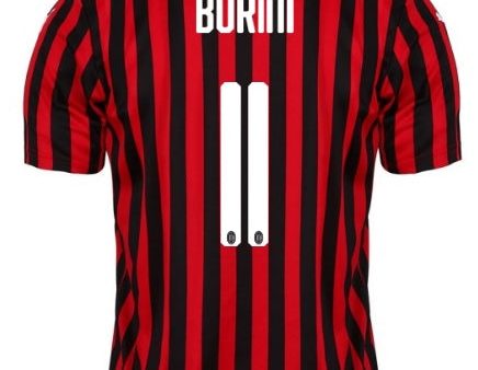 Fabio Borini AC Milan 19 20 Home Jersey Discount