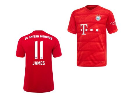 James Rodriguez Bayern Munich Youth 19 20 Home Jersey Online Sale