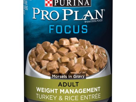 Purina Pro Plan Focus Adult Weight Management Turkey & Rice Entree Canned Dog Food Supply