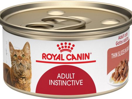 Royal Canin Adult Instinctive Thin Slices in Gravy Canned Cat Food For Discount