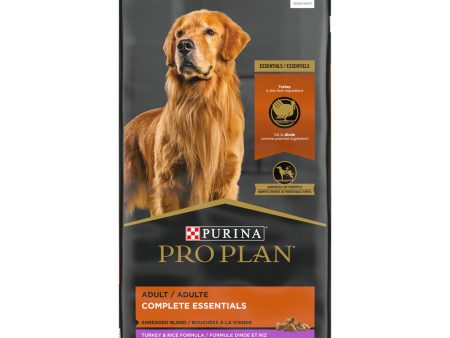 Purina Pro Plan Complete Essentials Shredded Blend Turkey & Rice High Protein Dry Dog Food For Sale