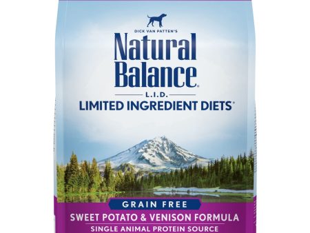 Natural Balance L.I.D. Limited Ingredient Diets Adult Maintenance Sweet Potato & Venison Dry Dog Food For Cheap