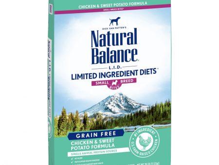 Natural Balance L.I.D. Limited Ingredient Diets Grain Free Adult Sweet Potato & Chicken Small Breed Bites Dry Dog Food Online Sale