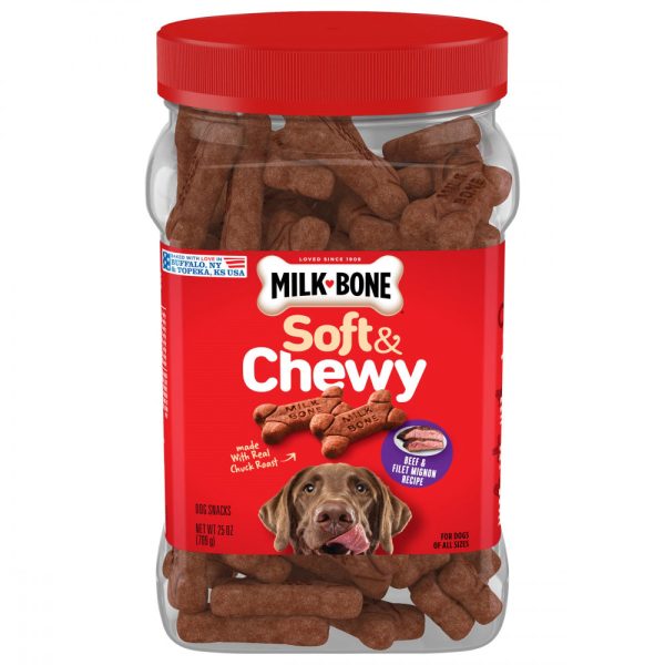 Milk-Bone Soft and Chewy Treats-Beef Filet Mignon Hot on Sale