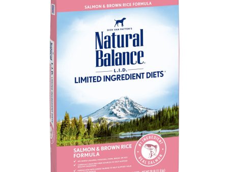 Natural Balance L.I.D. Limited Ingredient Diets Salmon & Brown Rice Formula Dry Dog Food Supply