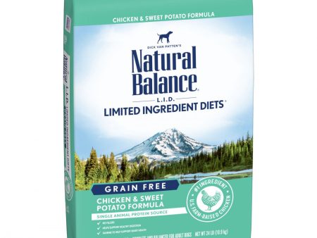 Natural Balance L.I.D. Limited Ingredient Diets Adult Grain Free Sweet Potato & Chicken Dry Dog Food Online now