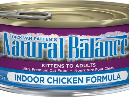 Natural Balance Indoor Chicken Formula Canned Cat Food Sale