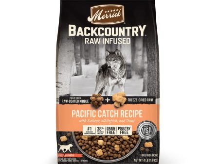 Merrick Backcountry Raw Infused Grain Free Pacific Catch Recipe Dry Dog Food Online Hot Sale