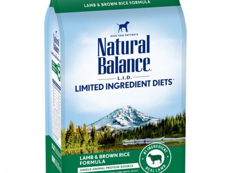 Natural Balance L.I.D. Limited Ingredient Diets Lamb & Brown Rice Formula Dry Dog Food Online Sale