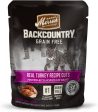 Merrick Backcountry Grain Free Real Turkey Cuts Recipe Cat Food Pouch Fashion