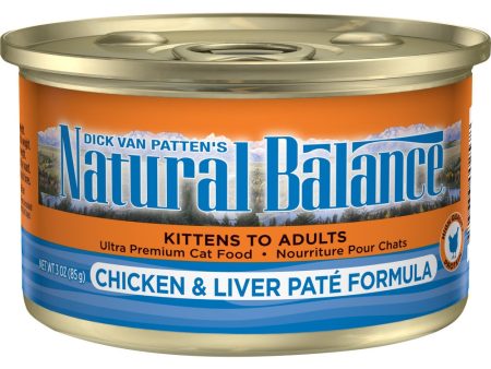 Natural Balance Chicken and Liver Pate Canned Cat Food Cheap