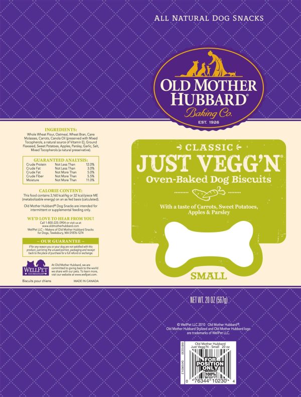 Old Mother Hubbard Crunchy Classic Natural Just Veg N Biscuits Dog Treats For Sale