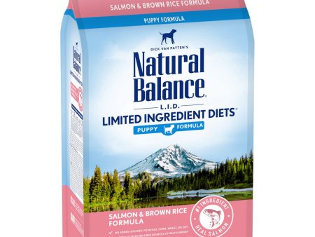 Natural Balance L.I.D. Limited Ingredient Diets Salmon & Brown Rice Puppy Formula Dry Dog Food Supply