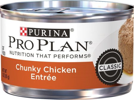 Purina Pro Plan Classic Chicken Chunky Entree Canned Cat Food Online