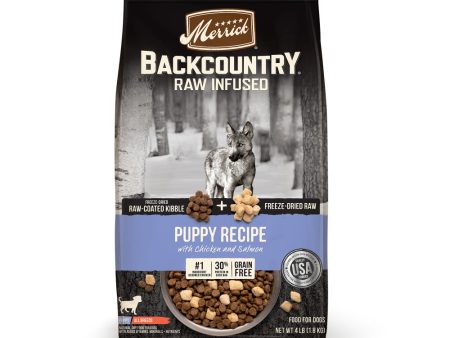 Merrick Backcountry Raw Infused Grain Free Puppy Recipe Dry Dog Food Online now