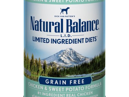 Natural Balance L.I.D. Limited Ingredient Diets Chicken and Sweet Potato Formula Canned Dog Food For Discount