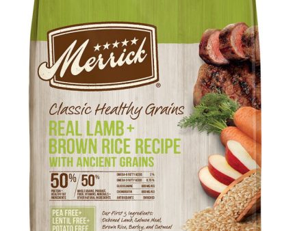 Merrick Classic Lamb & Brown Rice Recipe with Ancient Grains Dry Dog Food Supply