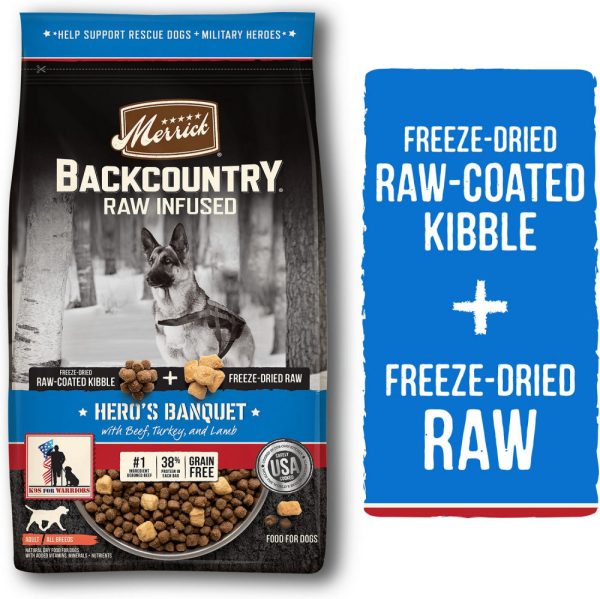 Merrick Backcountry Grain Free Hero s Banquet Dry Dog Food Online Sale