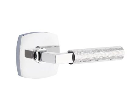 Emtek C5316.LS.HA Concealed Fastener , Passage , Urban Modern Rosette , L-Square Stem , Hammered Handle Sale