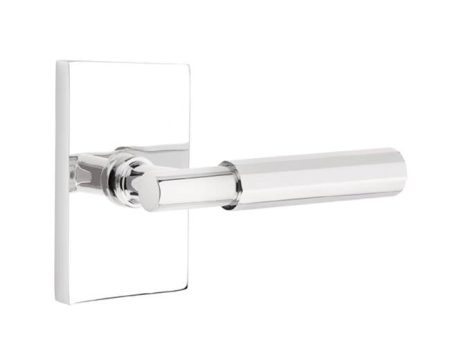 Emtek C5316.TA.FA Concealed Fastener , Passage , Urban Modern Rosette , T-Bar Stem , Faceted Handle on Sale