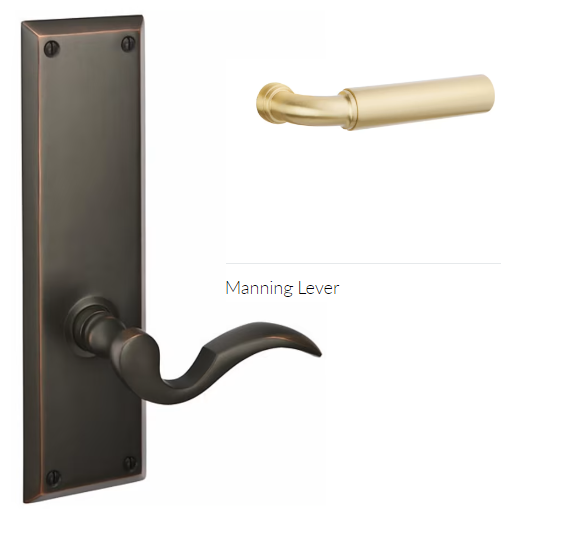 Emtek C5316.TAMW.MRGN Concealed Fastener , Select Passage , Urban Modern Rosette , T-Bar Stem , Green Marble Handle Online